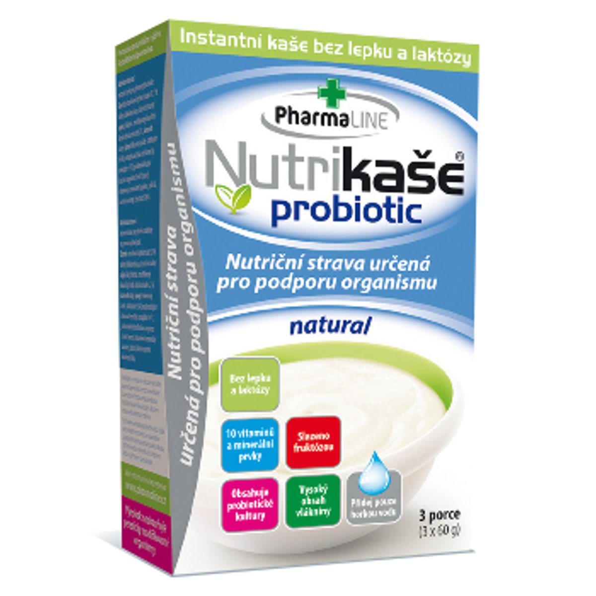 Nutrikaše probiotic natural 3x60g