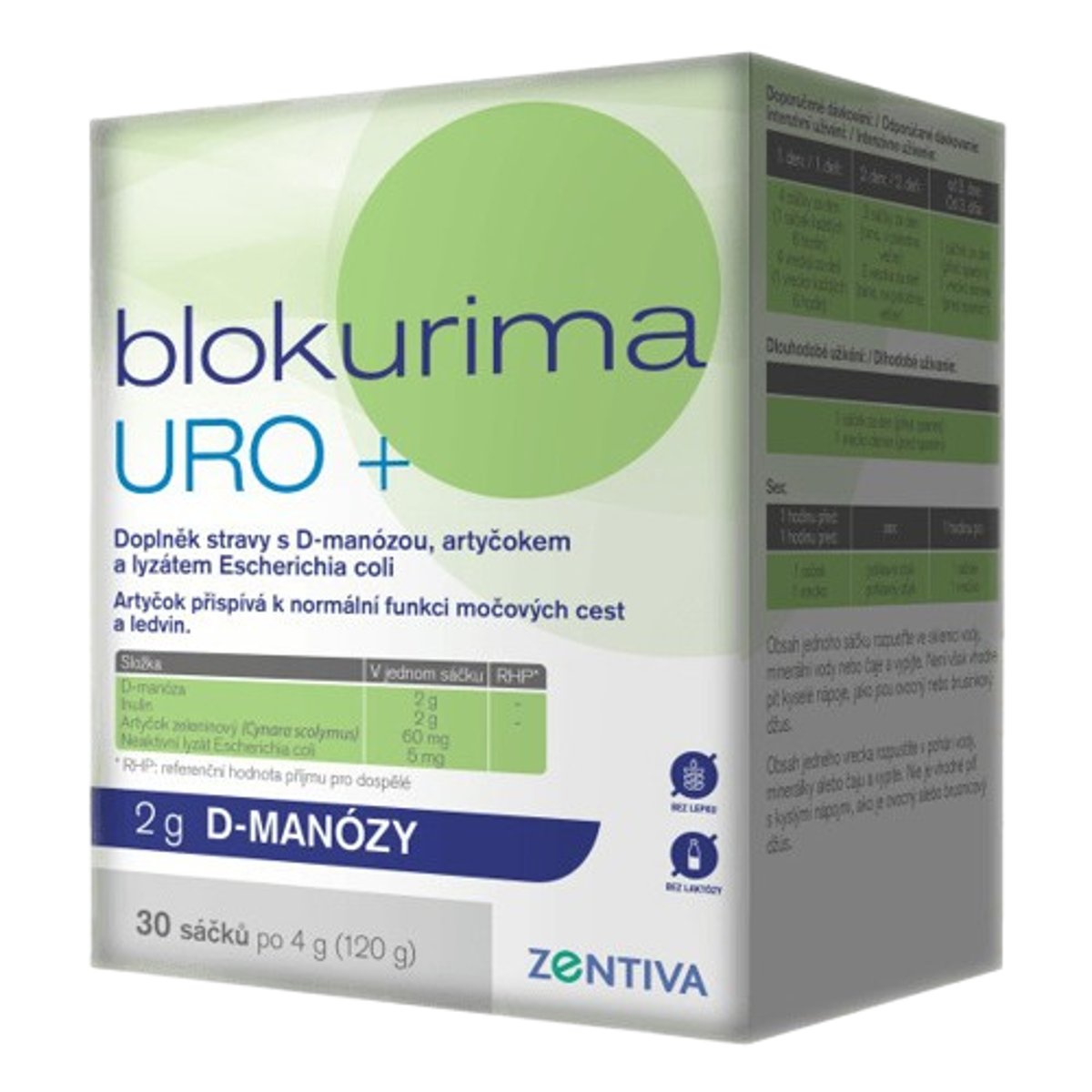 Blokurima URO+ 2g D-manózy sáčky 30x4g