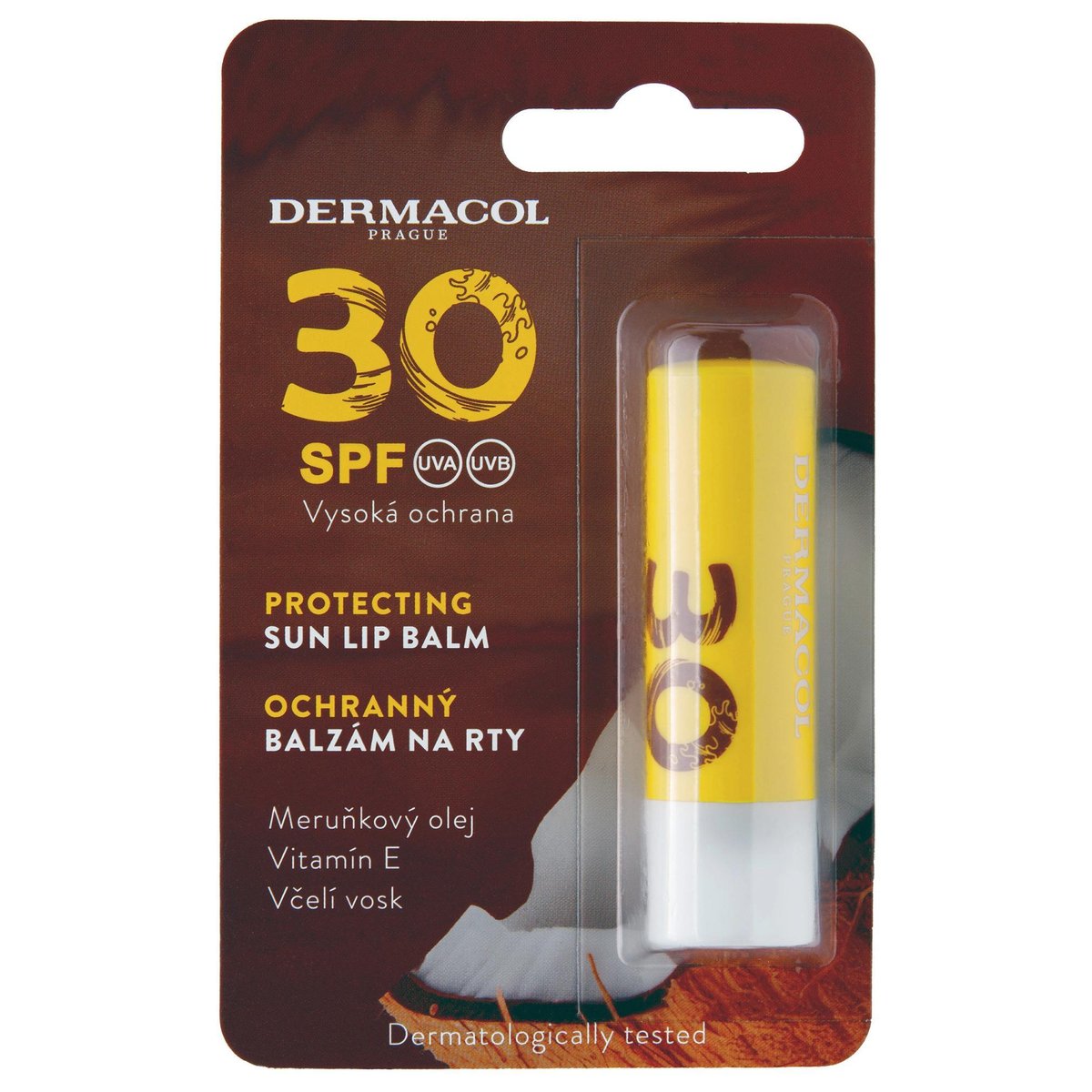 Levně Dermacol Sun balzám na rty SPF 30