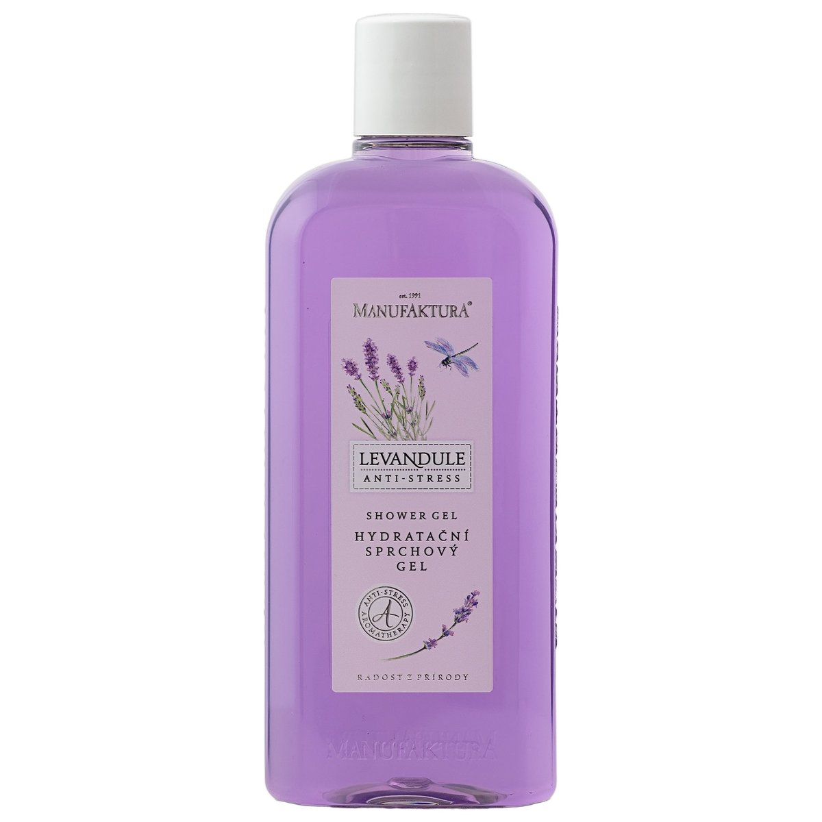 Manufaktura Antistres hydratační sprchový gel Levandule