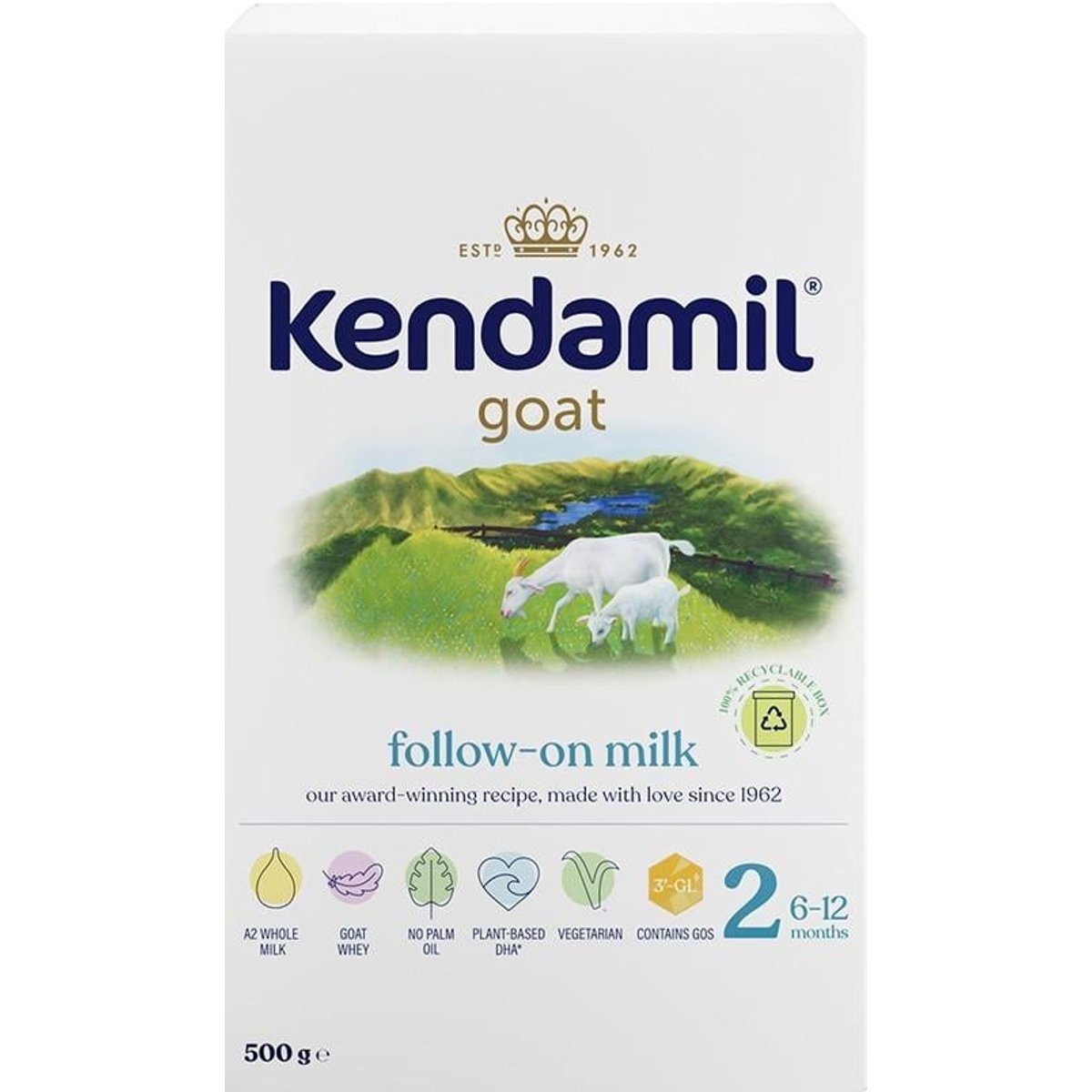 Kendamil Kozí pokračovací mléko 2