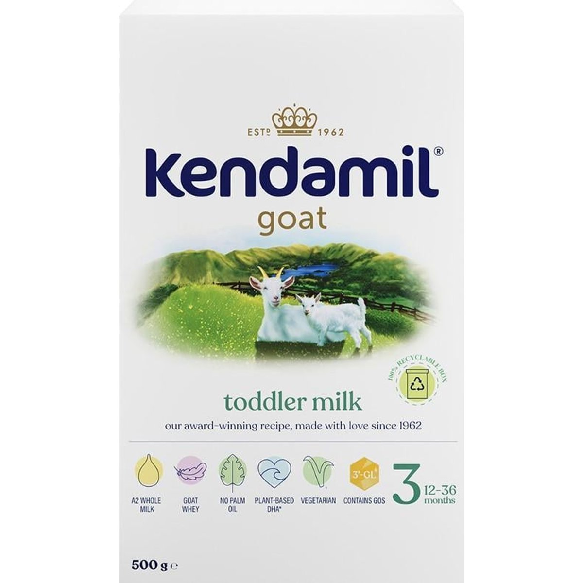 Kendamil Kozí batolecí mléko 3