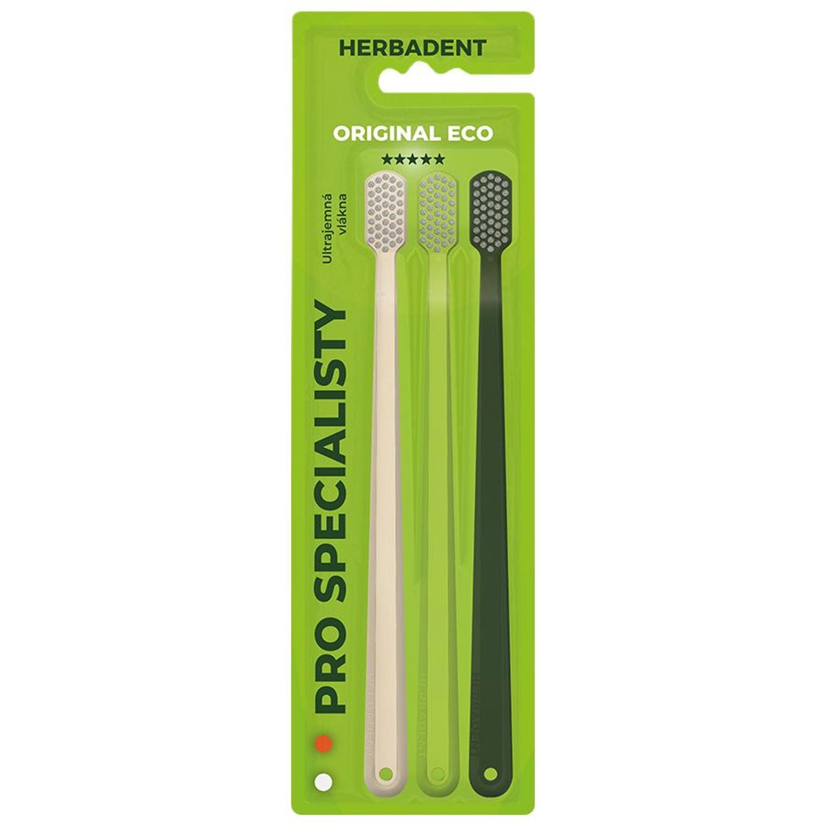 Herbadent Original EKO zubní kartáček, ultra jemná vlákna