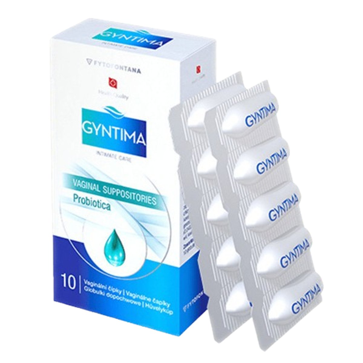 Fytofontana GYNTIMA Probiotica vag.čípky 10ks
