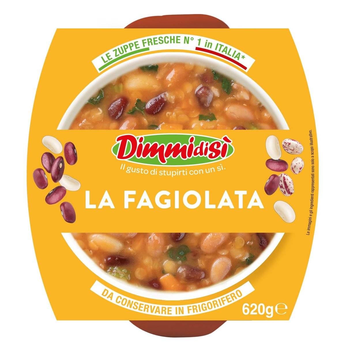 DimmidiSì Polévka s luštěninami a zeleninou