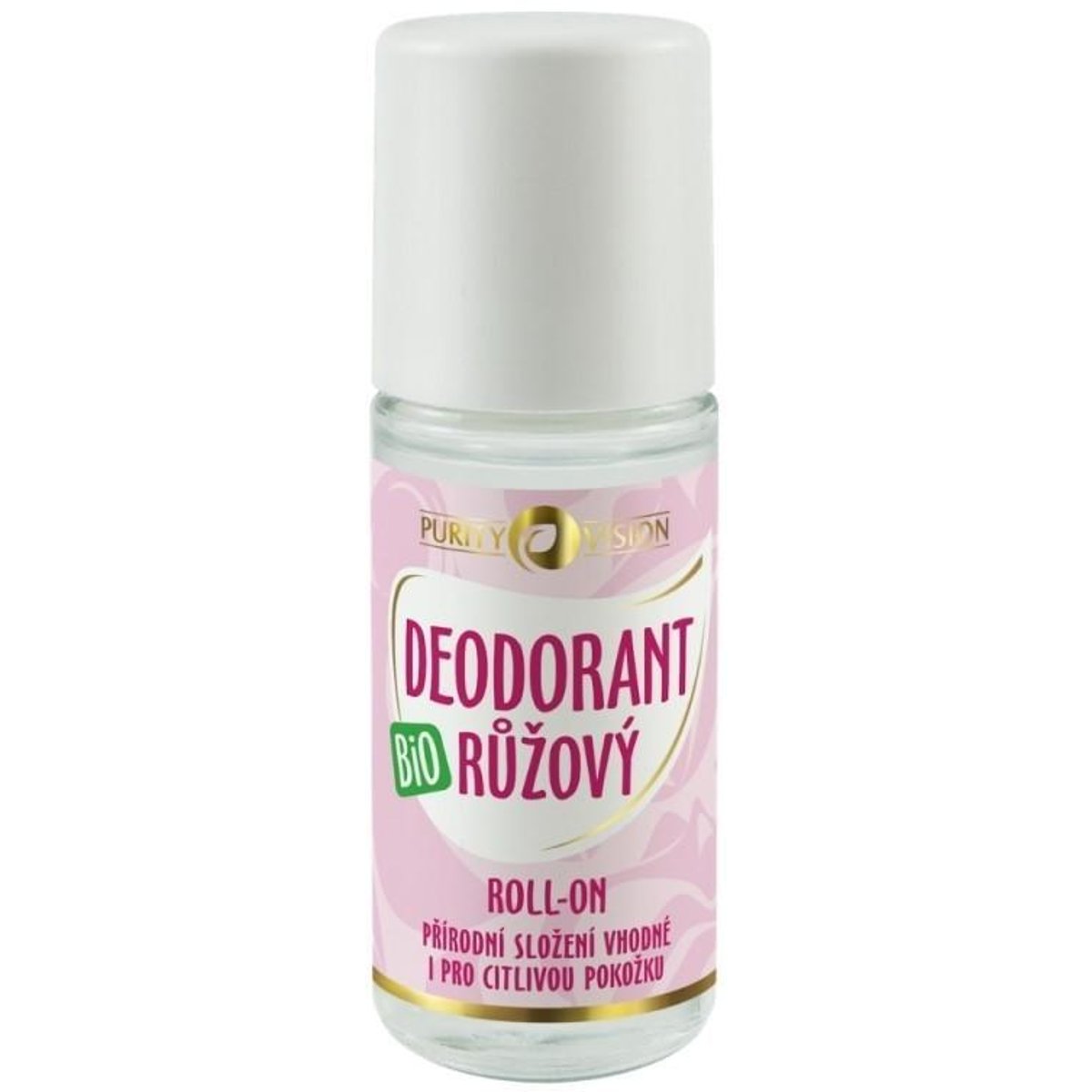 PURITY VISION Bio Růžový Deodorant roll-on 50 ml