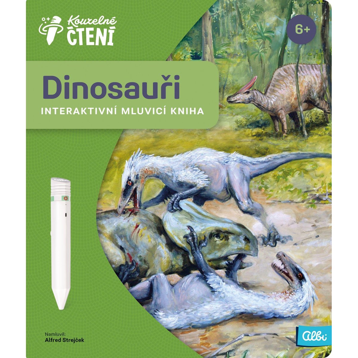 Albi Kouzelné čtení kniha Dinosauři