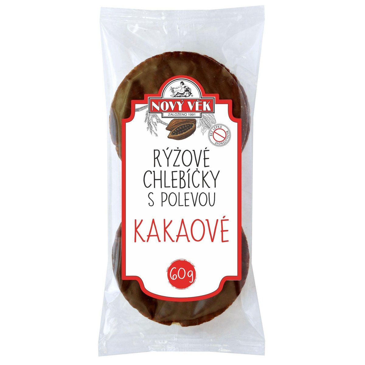 NOVÝ VĚK Chlebíčky kakaové 60 g