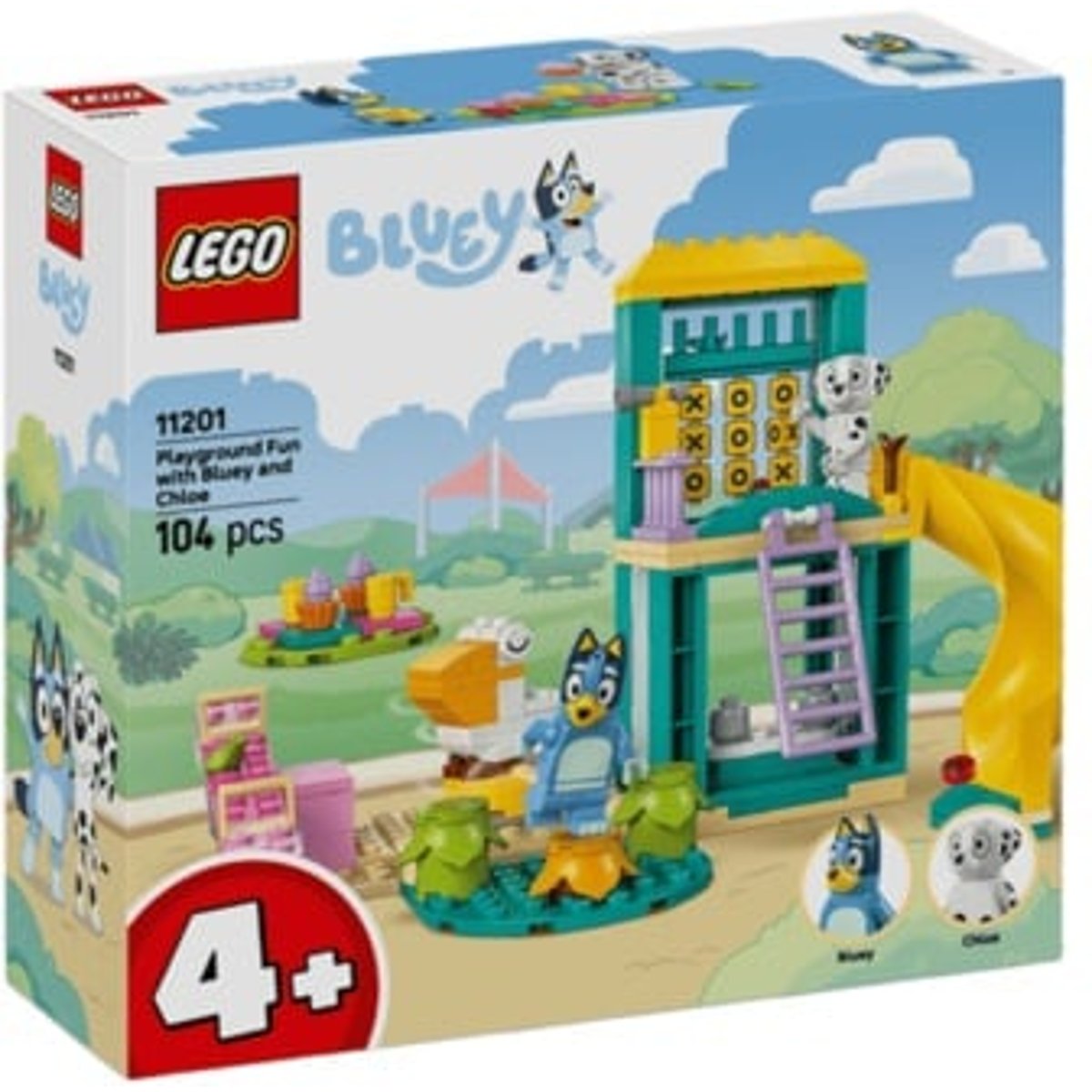 LEGO® 11201 Bluey, Chloe a zábava na hřišti