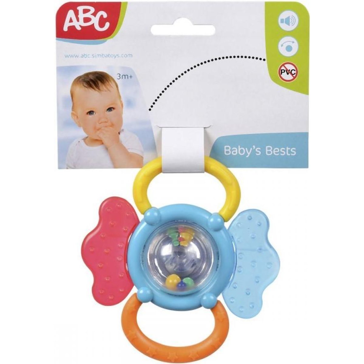 ABC Chrastítko a kousátko v jednom, 12cm