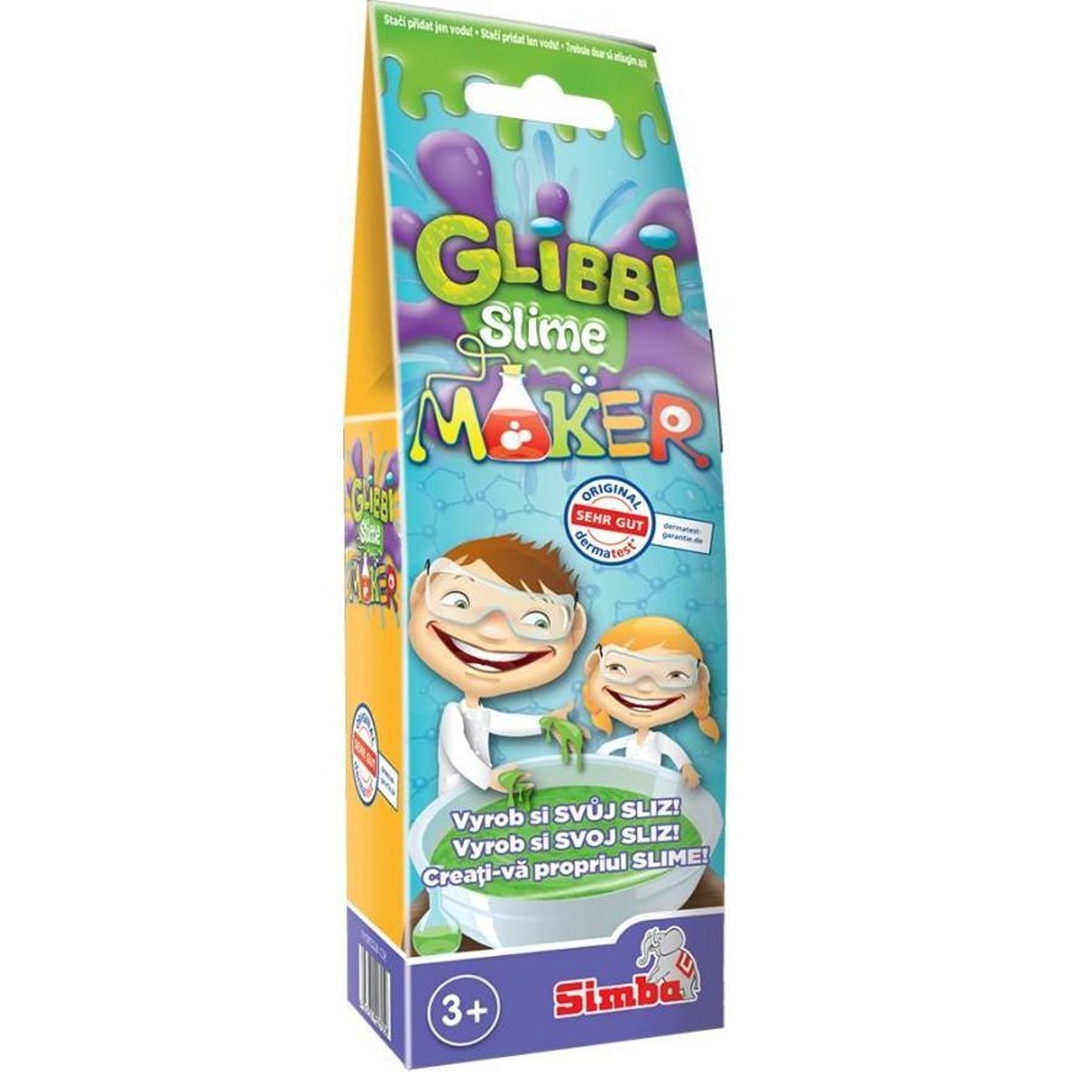 Simba Glibbi Slime Maker DP16 zelený modrý