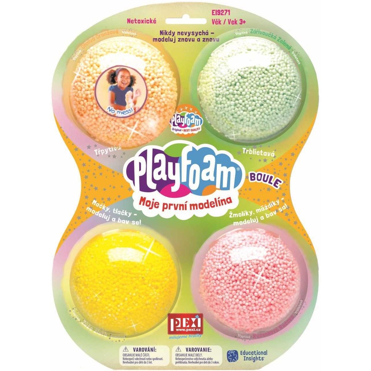 Pexi Playfoam Boule moje první modelína – třpytivá