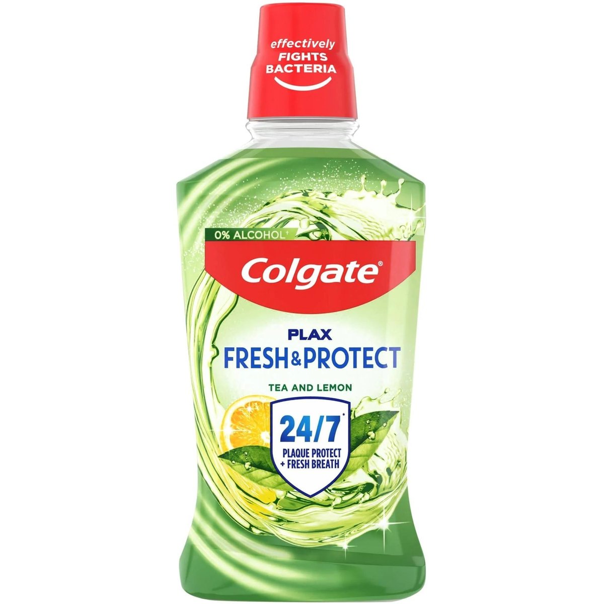 Colgate Plax Tea & Lemon ústní voda proti zubnímu plaku 500 ml