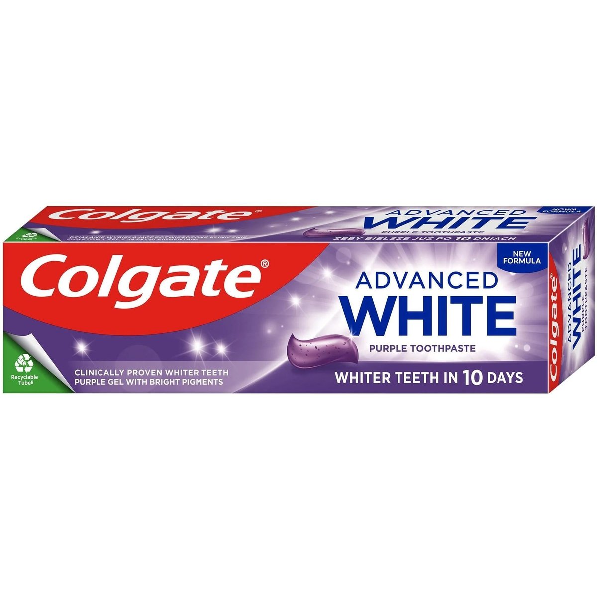 Colgate Advanced White Purple zubní pasta