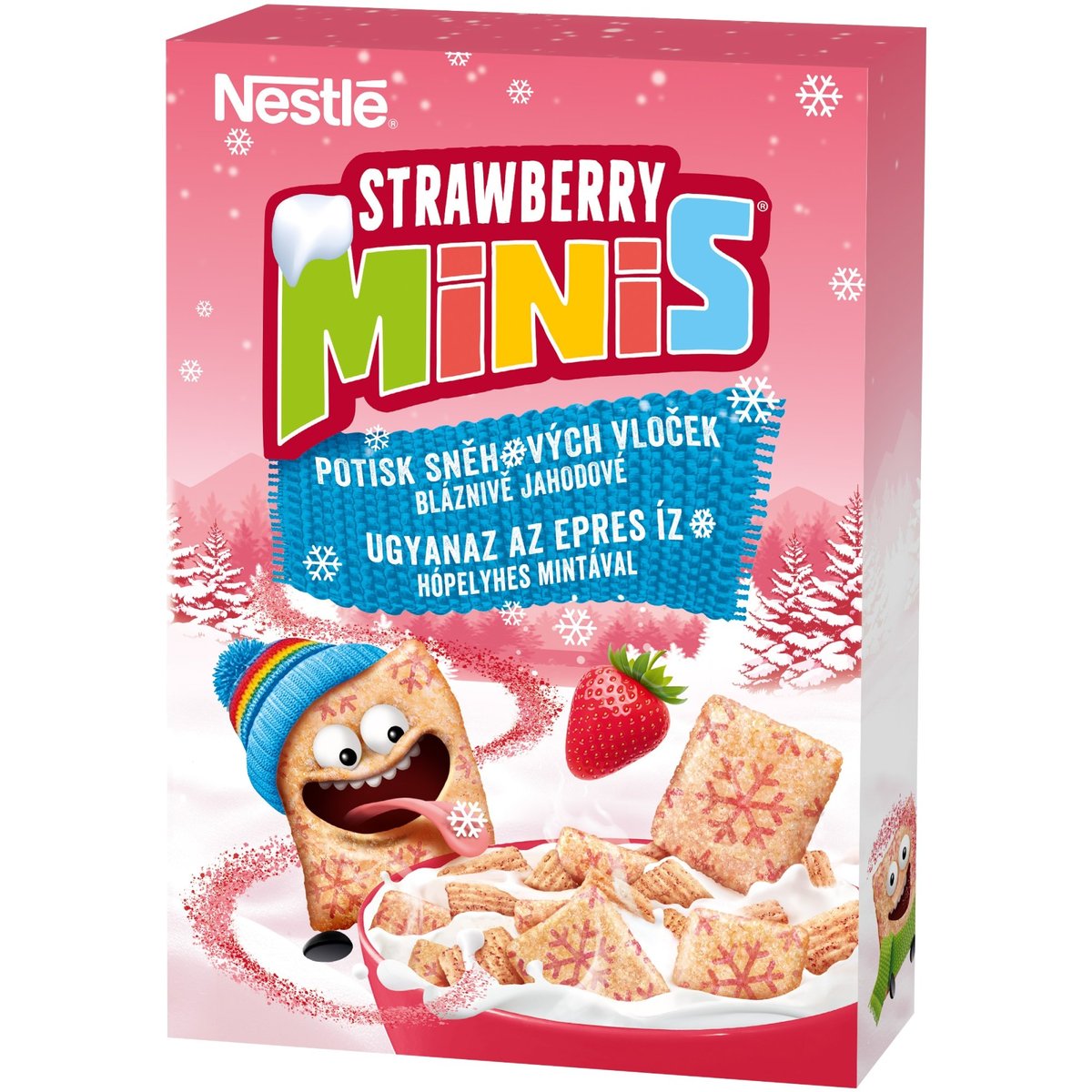Nestlé Strawberry Minis snídaňové cereálie