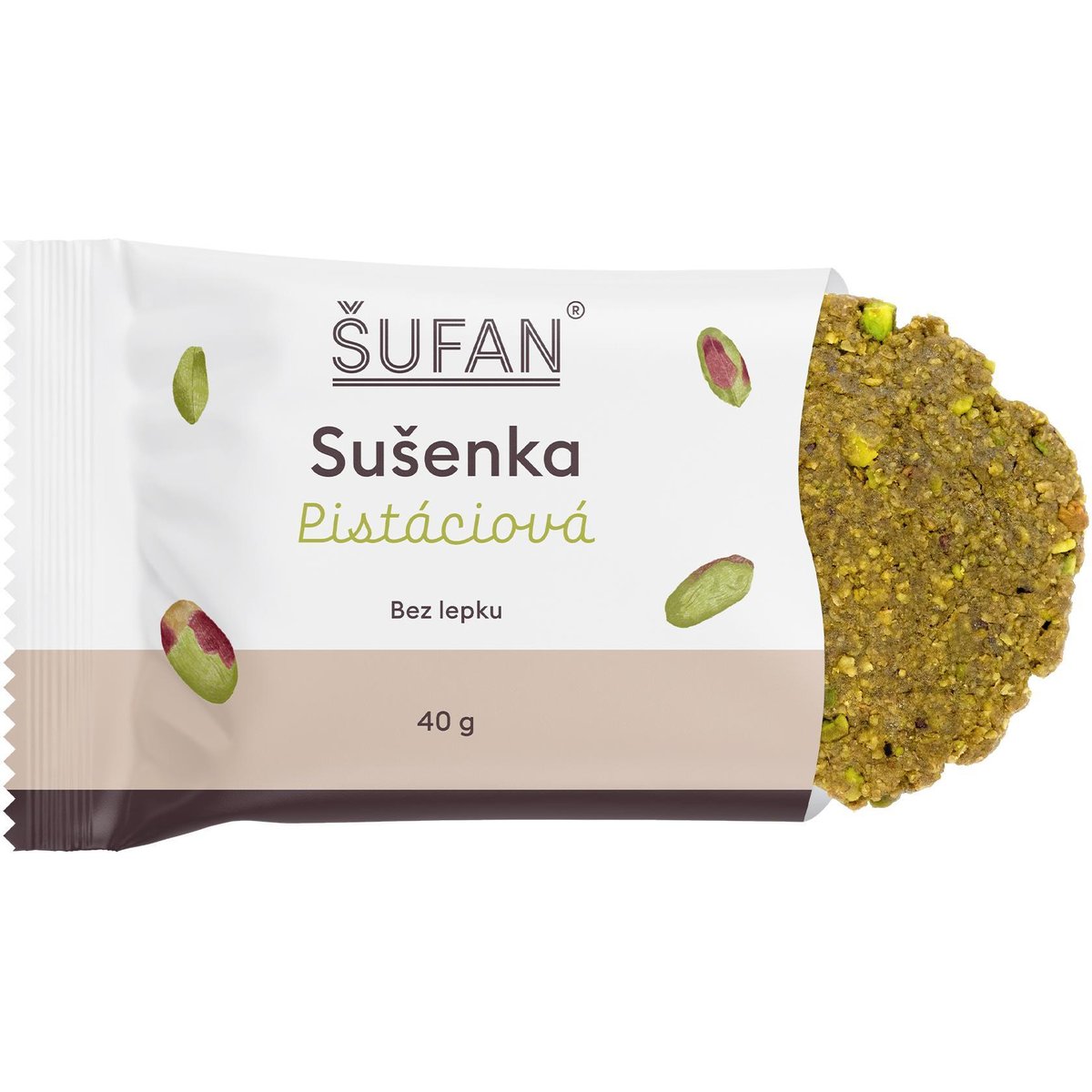 Šufan Sušenka 40 g - pistácie