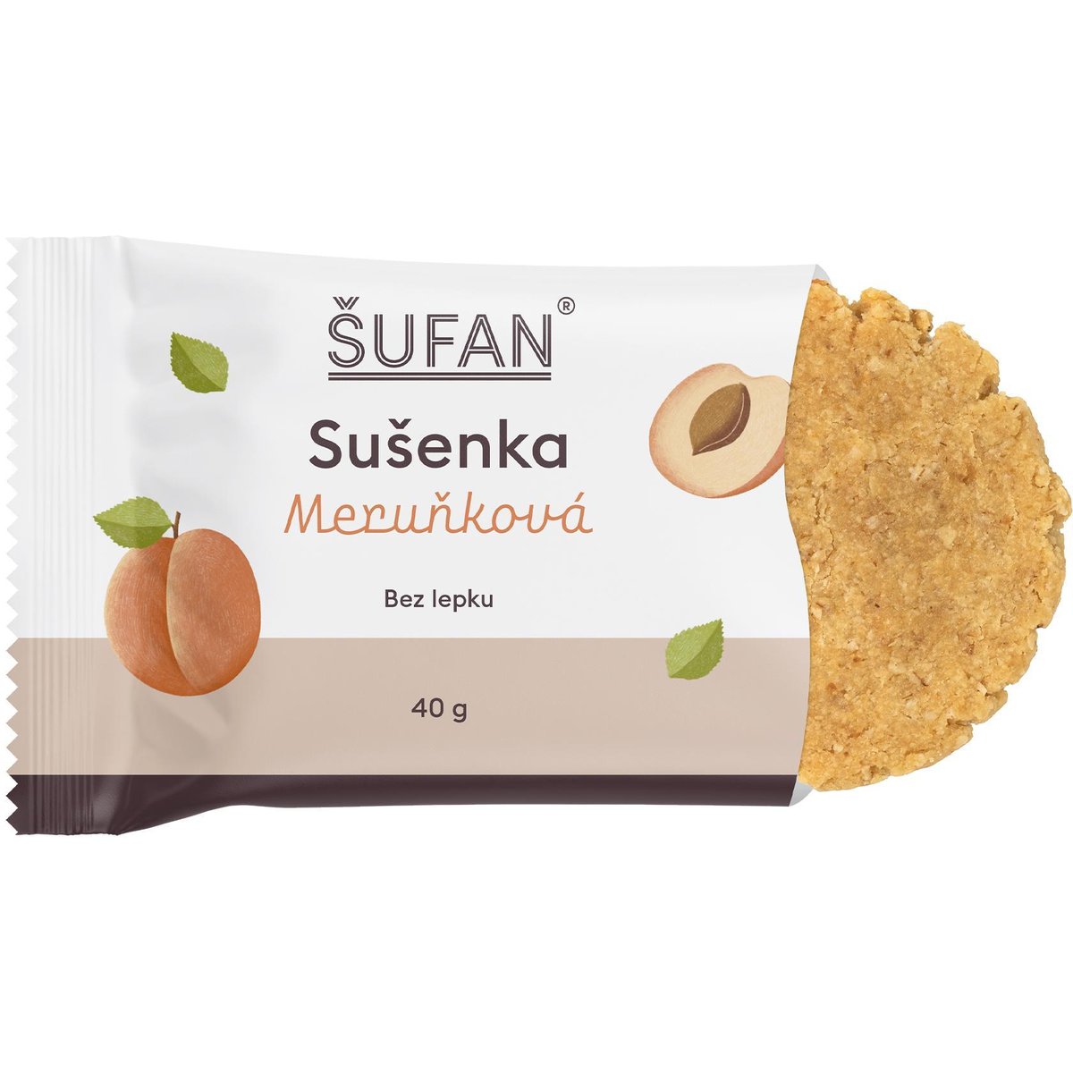 Šufan Sušenka 40 g - meruňka