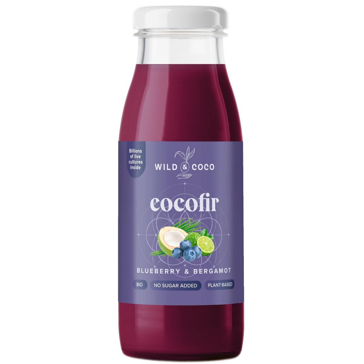 Wild & Coco BIO Biotic cocofir Borůvka a Bergamot