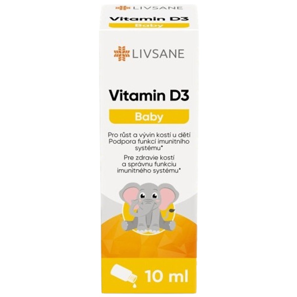 Levně LIVSANE Vitamin D3 Baby kapky 10ml