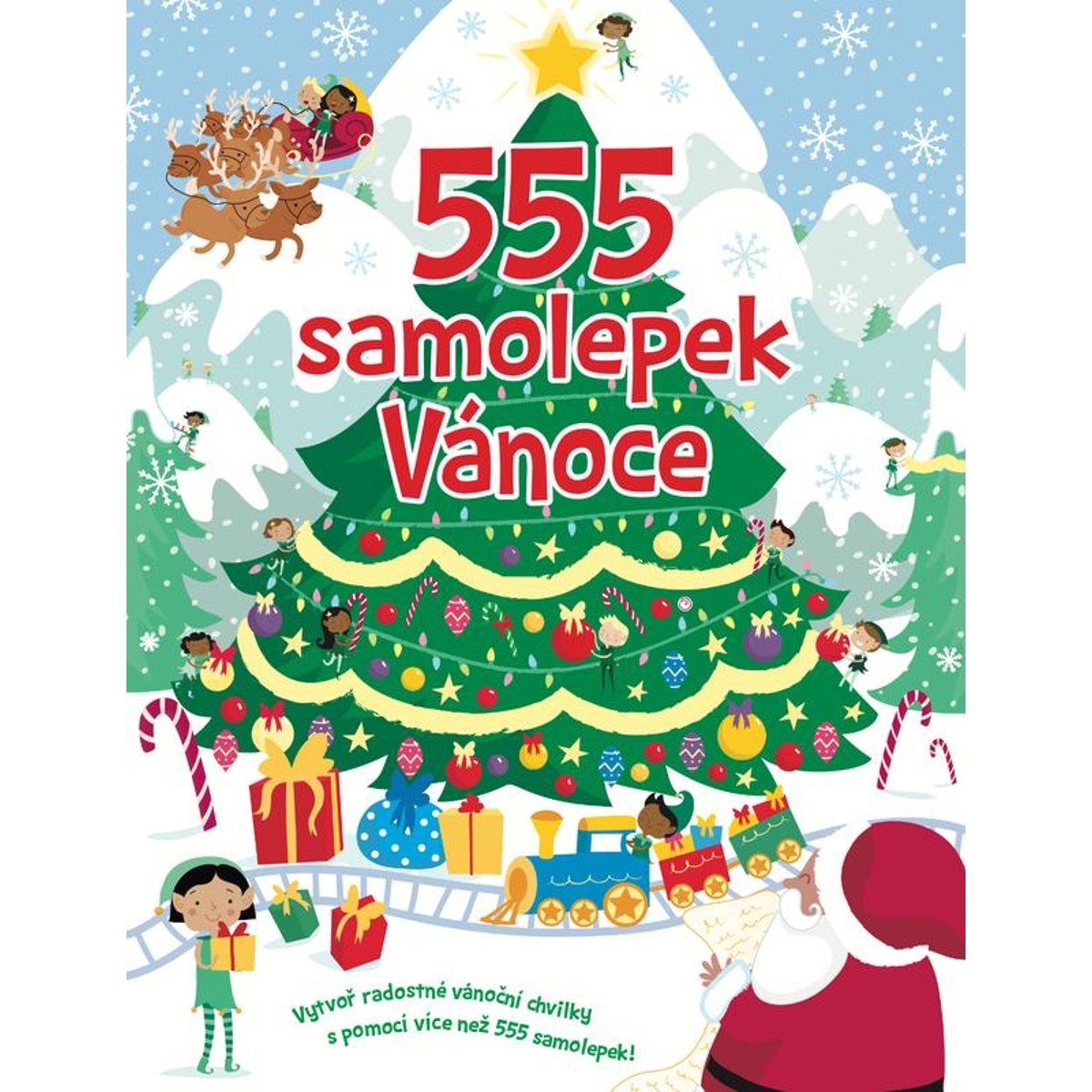 555 samolepek Vánoce