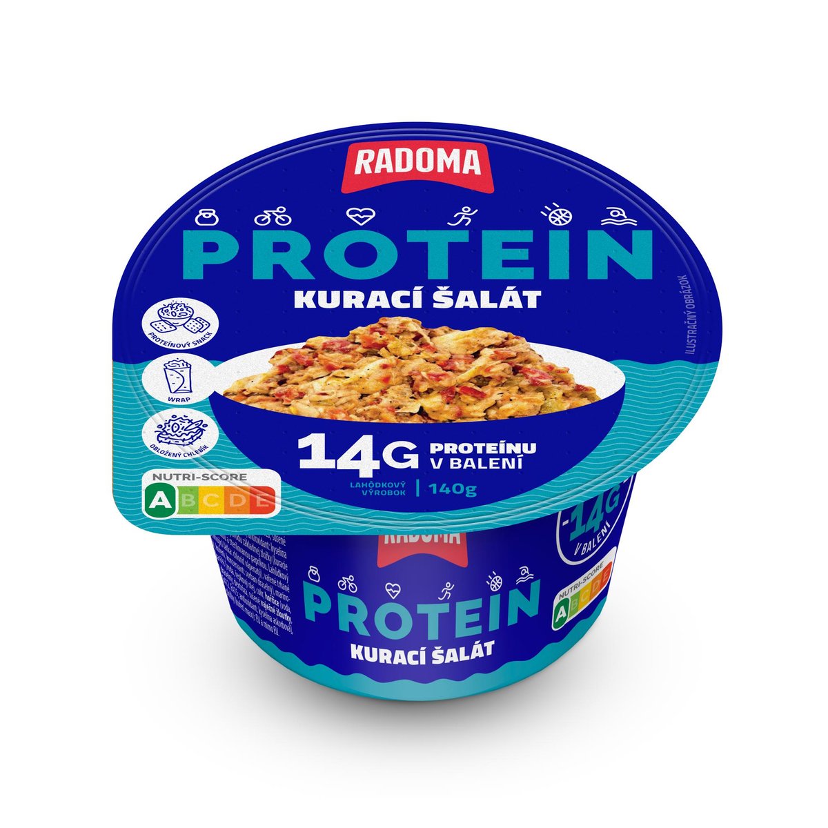 Radoma Protein kuřecí salát