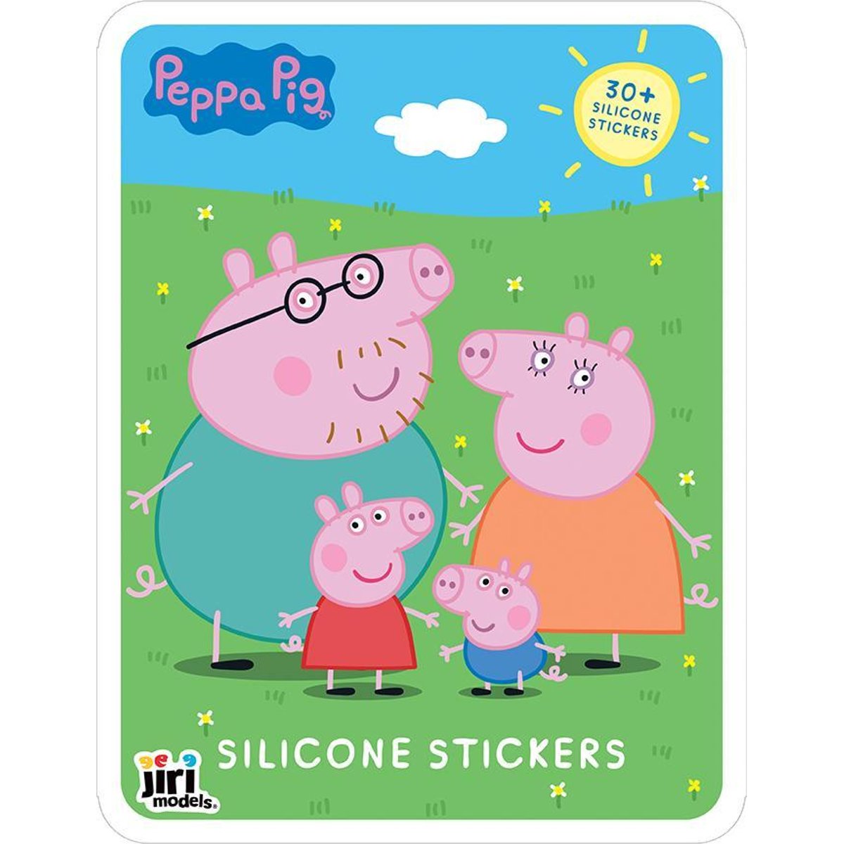 JIRI MODELS Hra se silikonovými samolepkami Prasátko Peppa