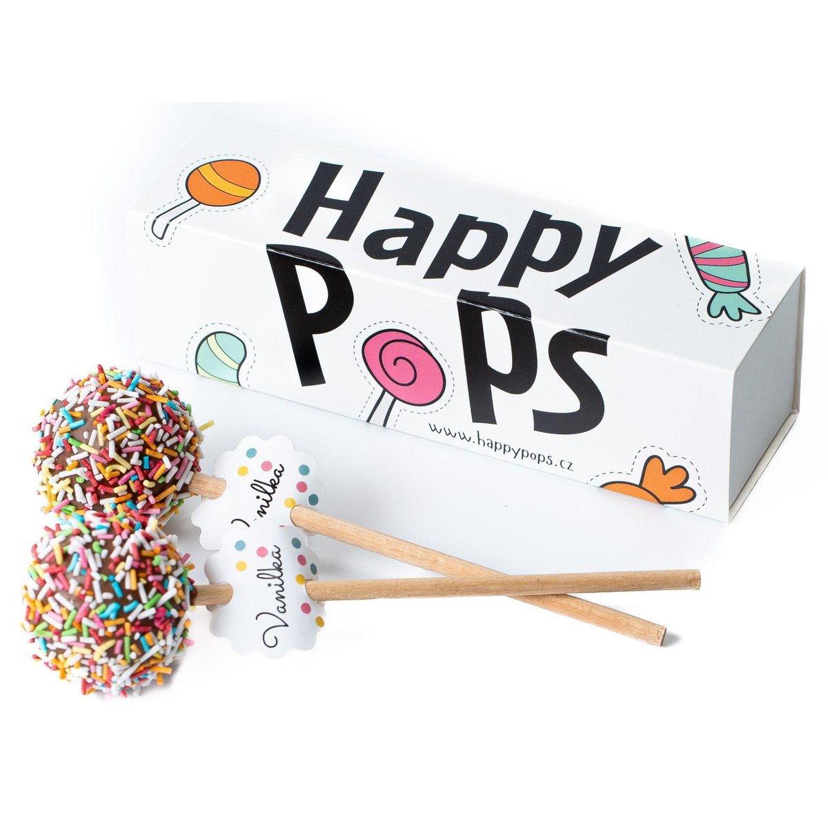 Happy Pops CakePops vanilka (2×45 g)