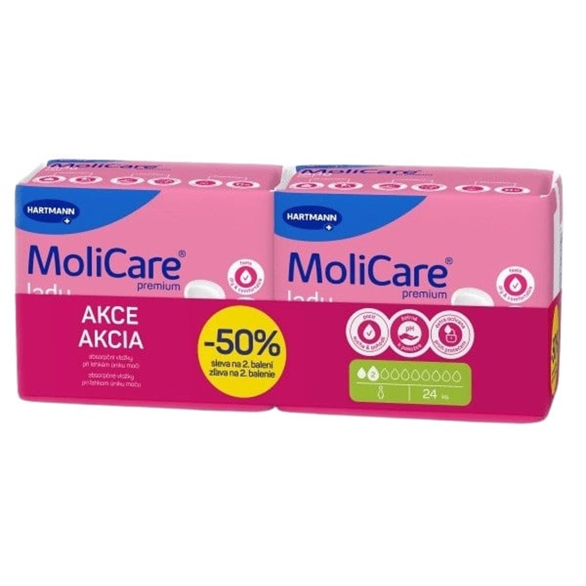 MoliCare Lady Pad inkont.vložky 2k duopack 2x12ks