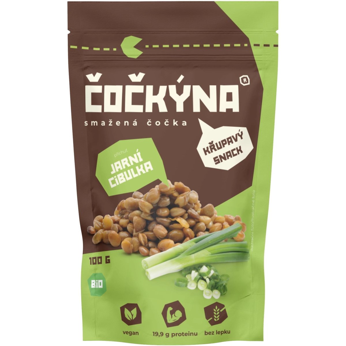 Čočkýna BIO Smažená čočka jarní cibulka