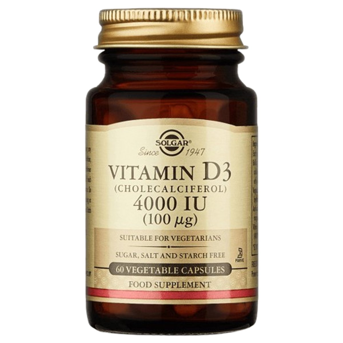 Levně Solgar Vitamin D3 4000 IU cps.60