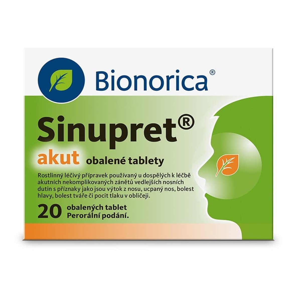 SINUPRET AKUT Obalená tableta 20