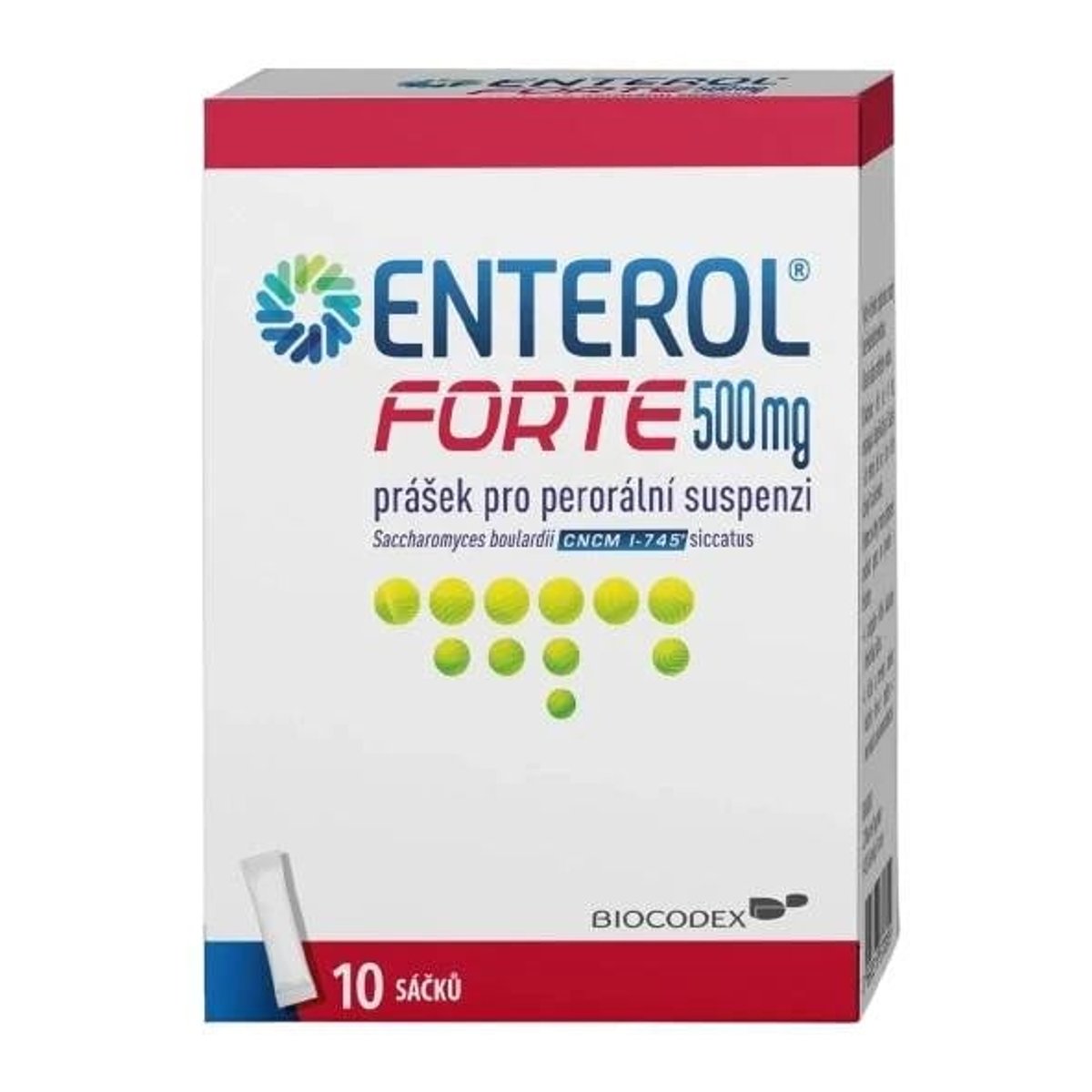 ENTEROL FORTE 500MG perorální prášek pro přípravu suspenze 10