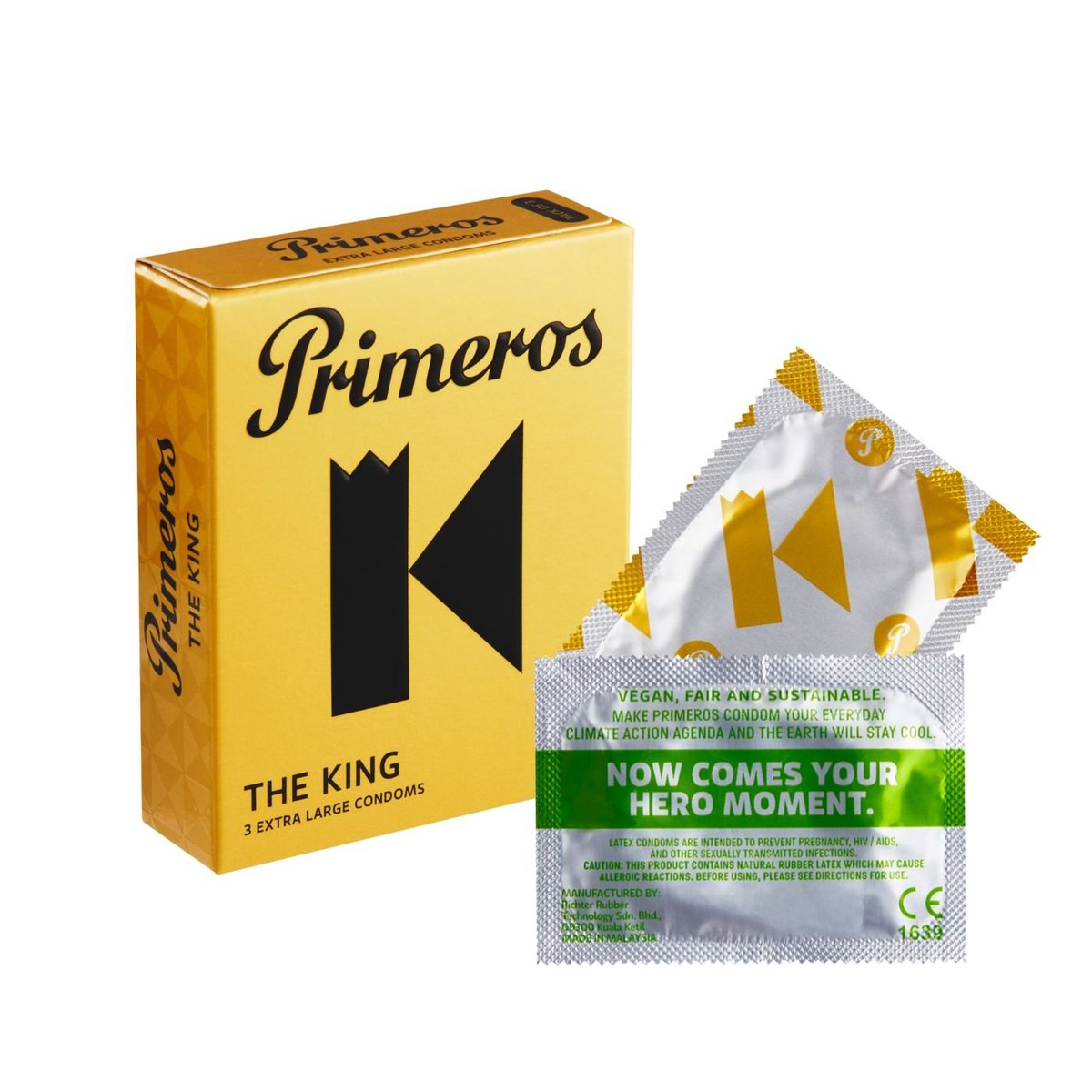 Primeros The King extra velké kondomy