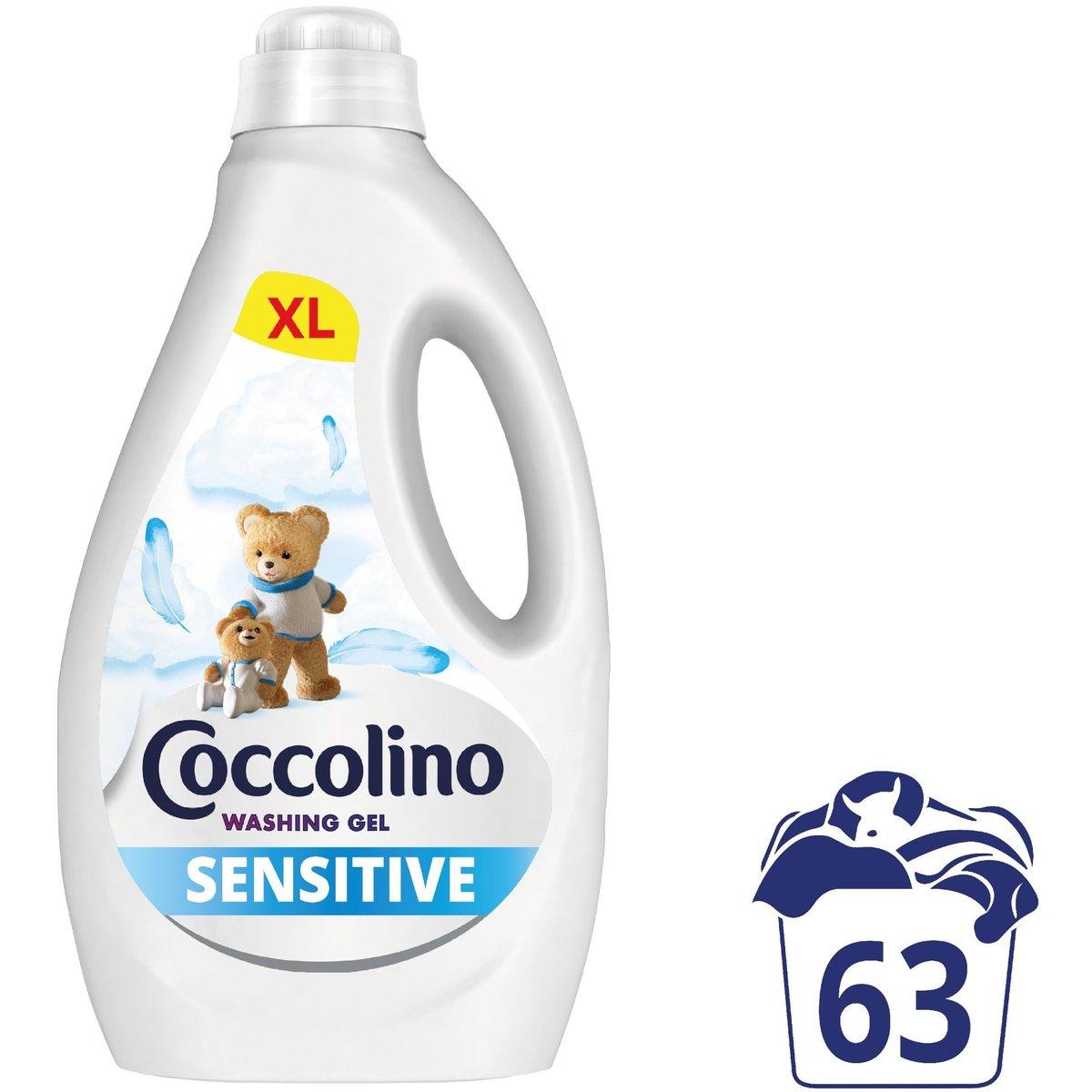 Coccolino Sensitive prací gel (2,52 l)