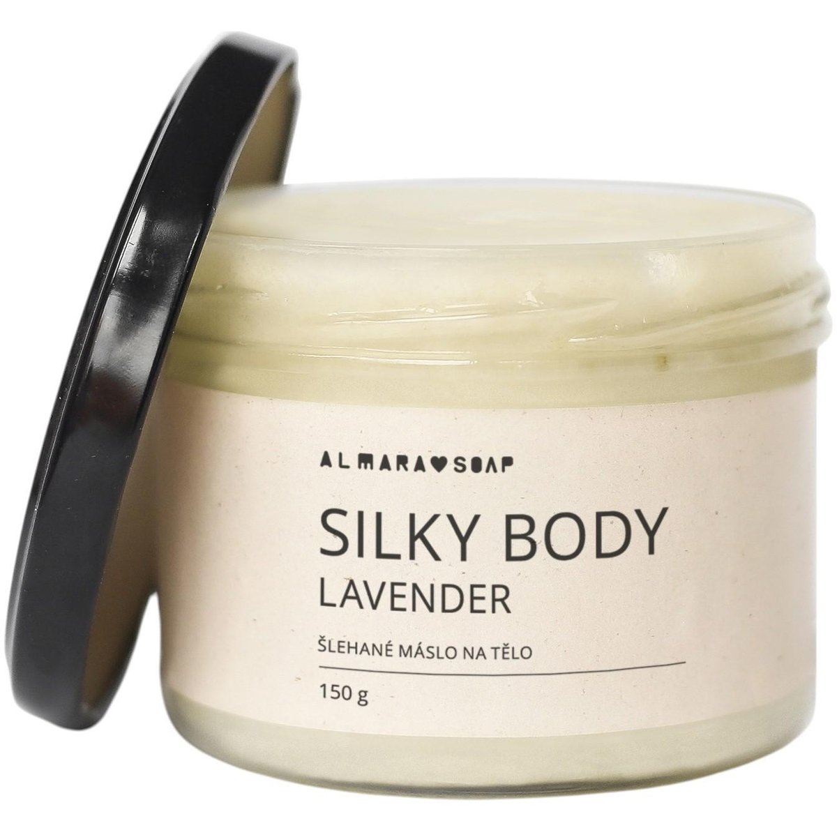 Almara Soap Máslo na tělo Silky Body Levandule, 120 g
