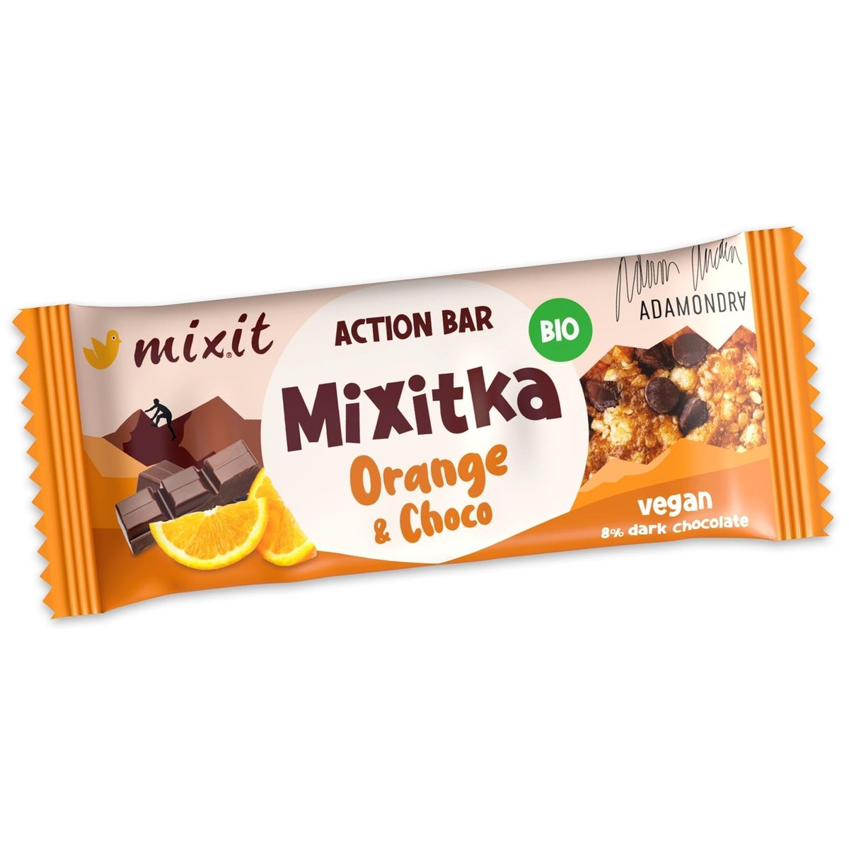 Mixit BIO Action Mixitka Adama Ondry – Pomeranč a čokoláda