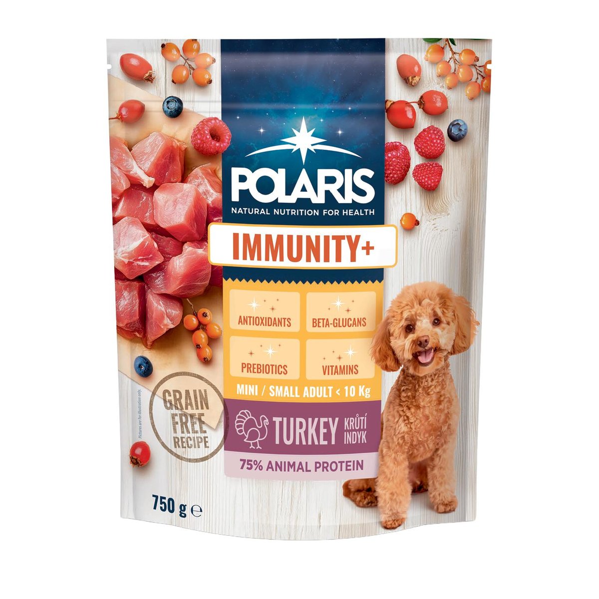 Polaris Imunity Small & Mini krůtí krmivo pro psy