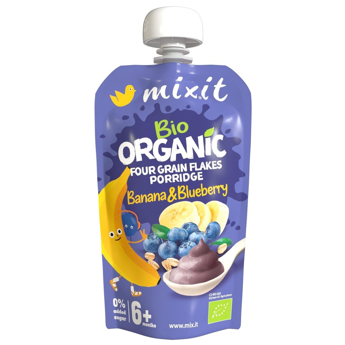 Mixit BIO Kapsička banán a borůvka