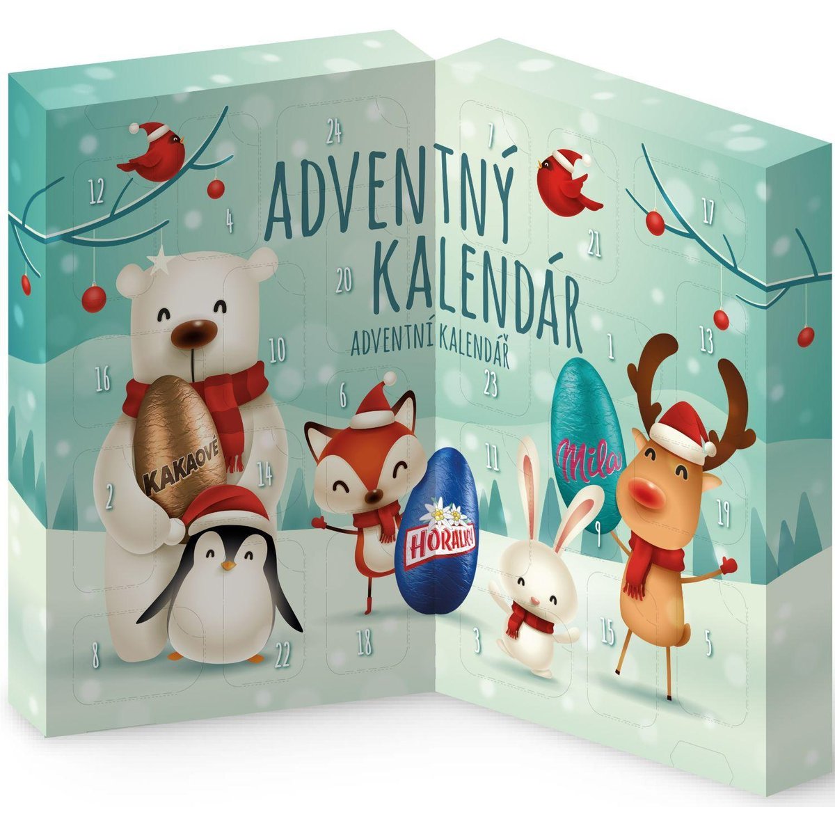 Sedita Adventní kalendář Mila, Horalky, Kakaové