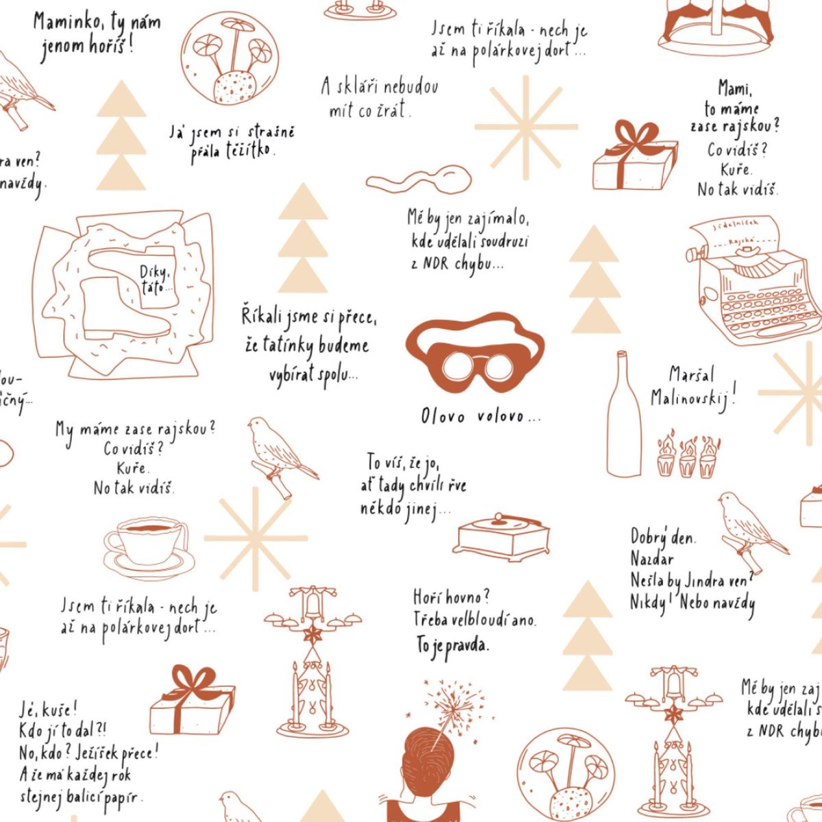 Be Nice EKO Vánoční balicí papír – Pelíšky