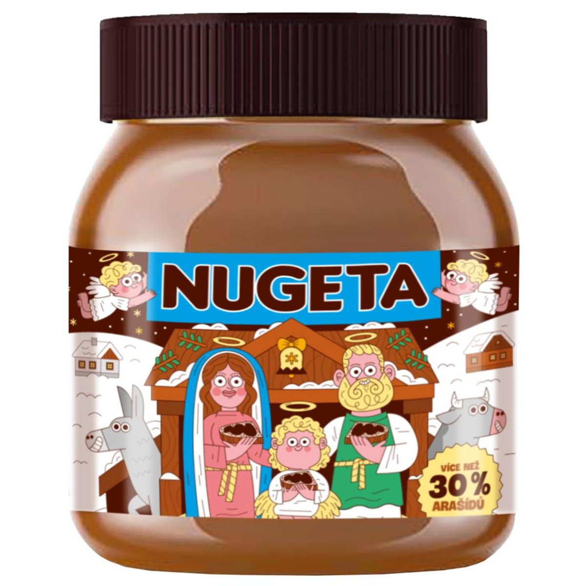 Chocoland Nugeta Vánoční arašídová