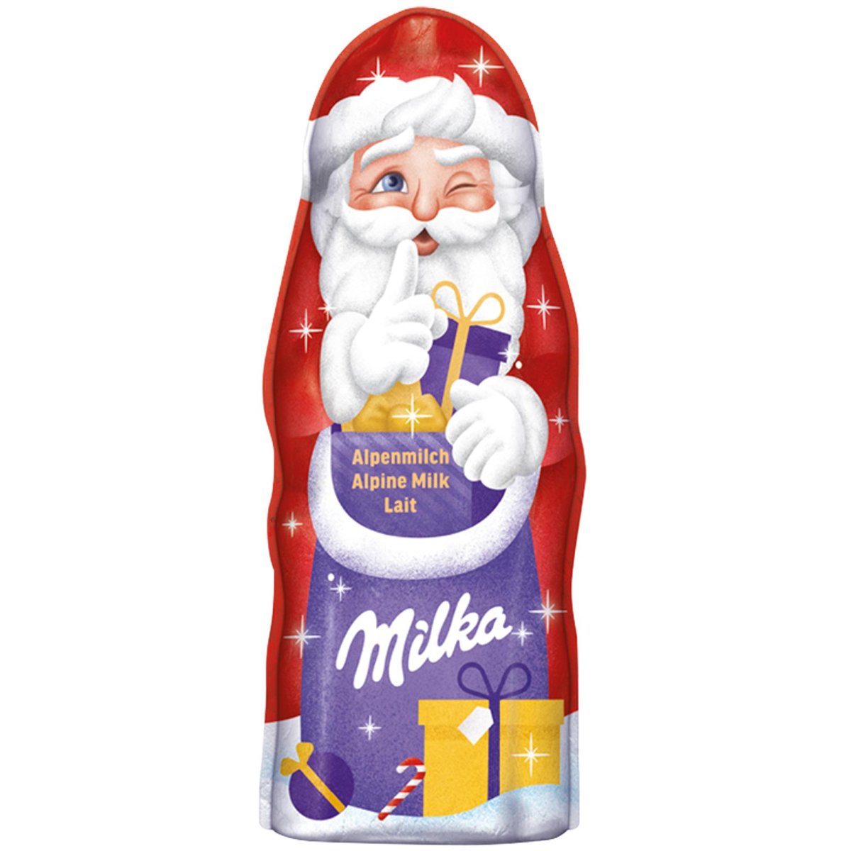 Milka Santa čokoládová dutá figurka