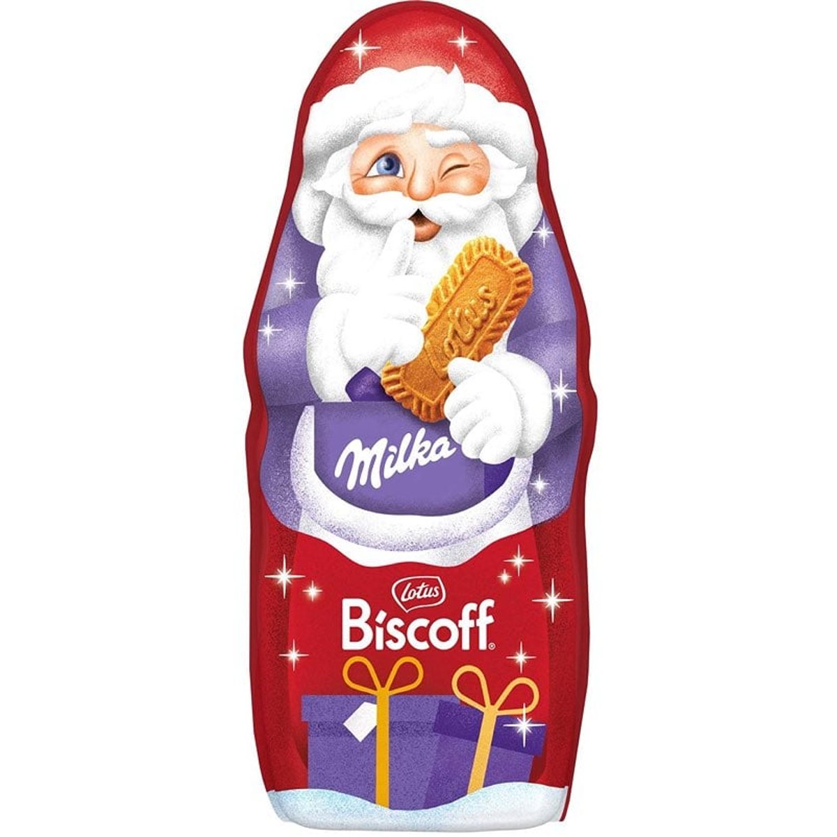 Milka Biscoff dutá čokoládová figurka