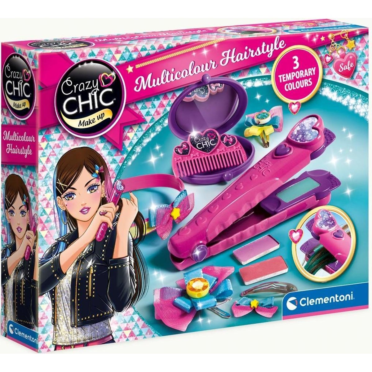 Clementoni Crazy CHIC - Vlasový make up