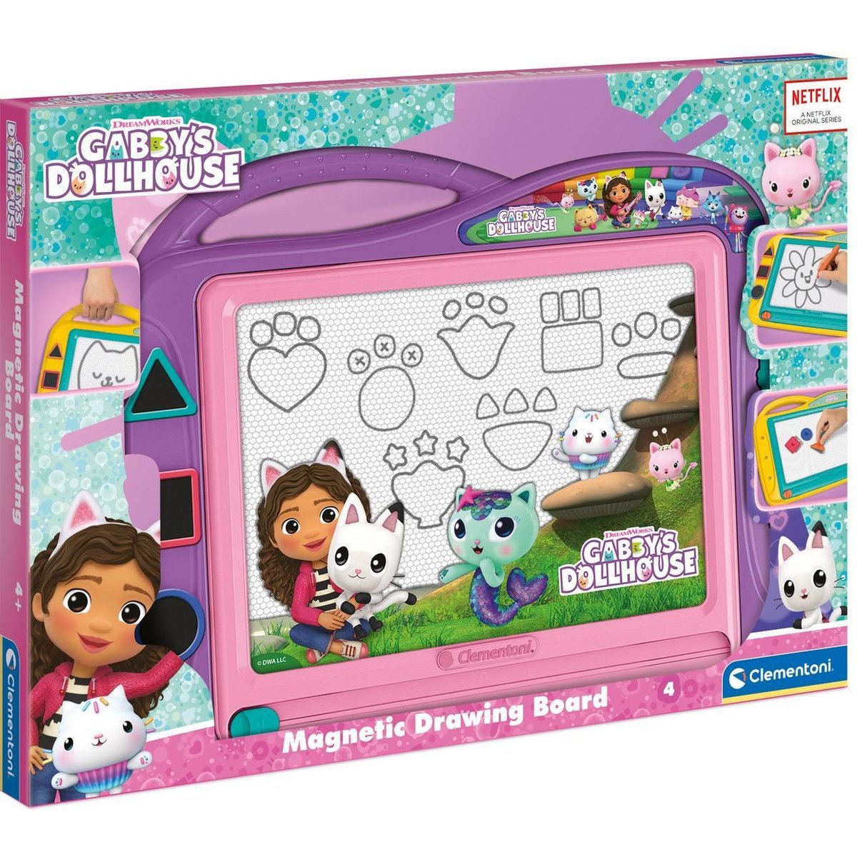 Clementoni Gabby's Dollhouse magnetická tabulka