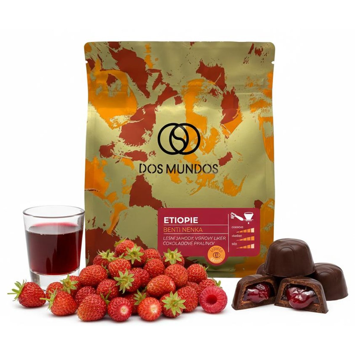 Dos Mundos Etiopie Benti Nenka filtr/espresso zrnková