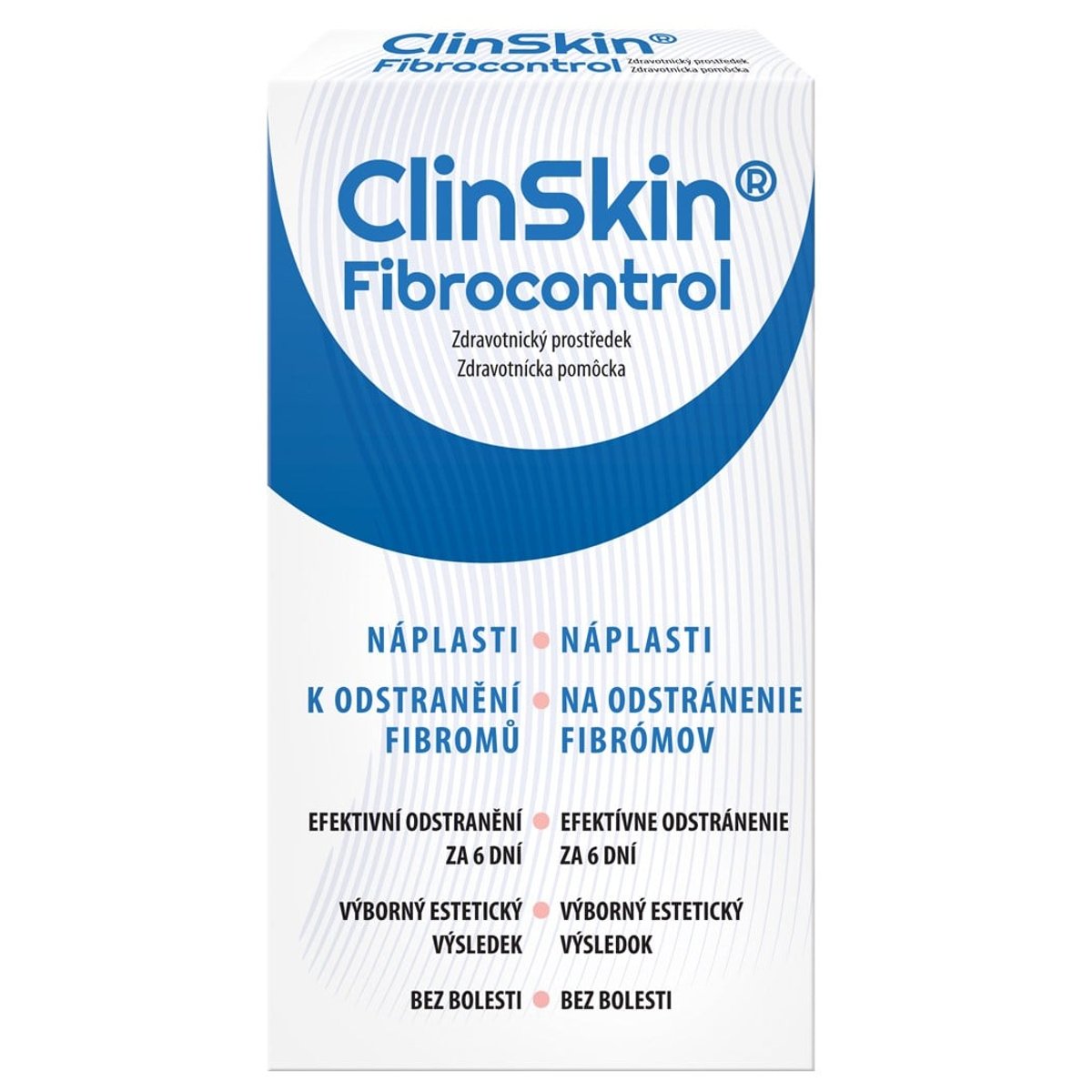 ClinSkin Fibrocontrol náplasti k odstr.fibromů 3ks
