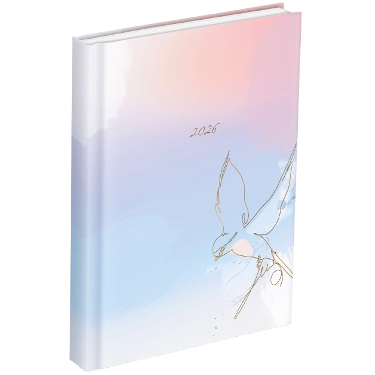 Denní diář 2026, volně letící pták