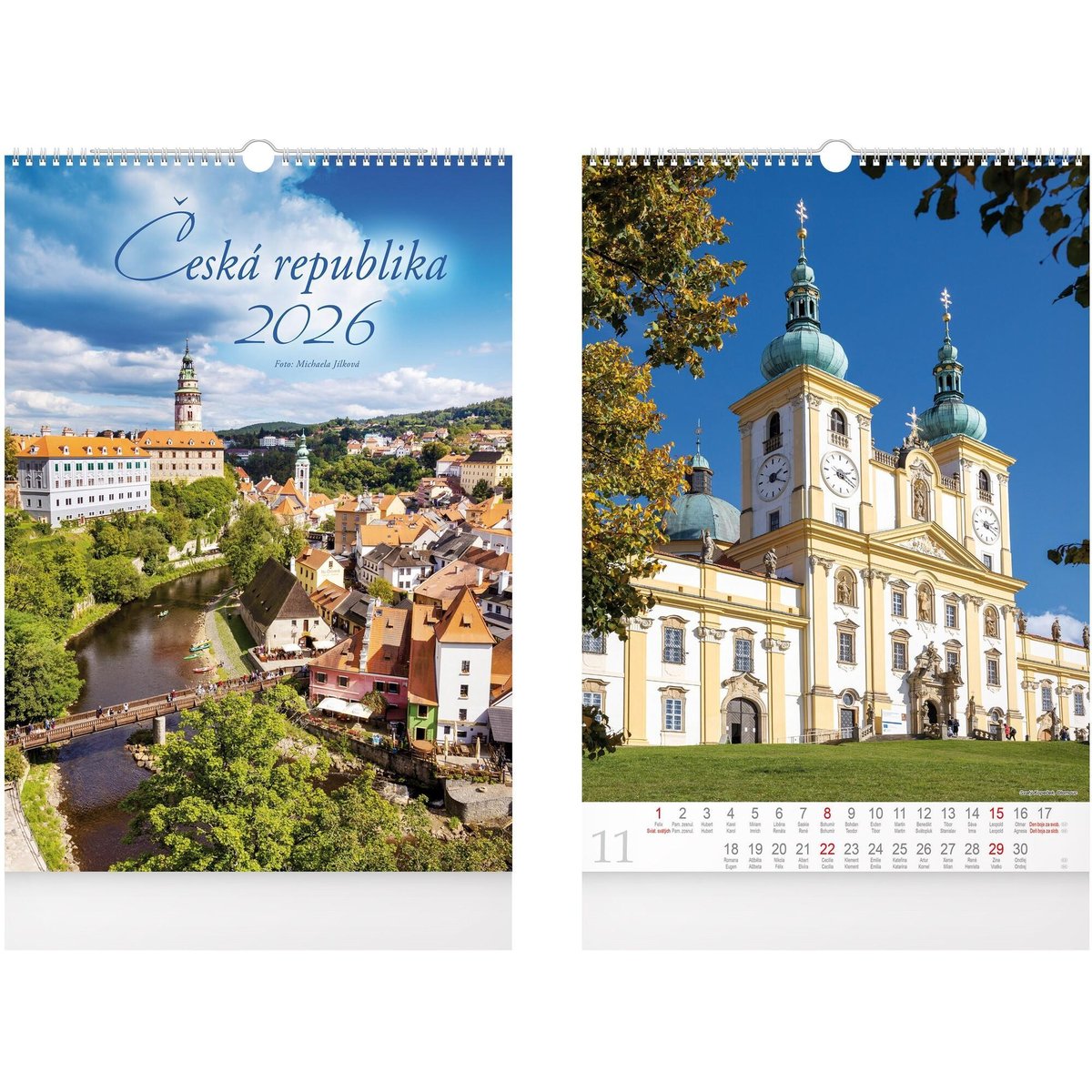 Česká republika 2026 - nástěnný kalendář