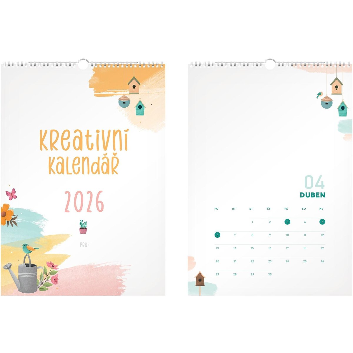 Nástěnný kalendář 2026 – kreativní